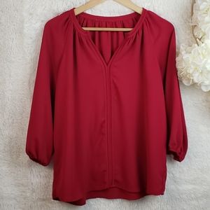 Fuschia blouse